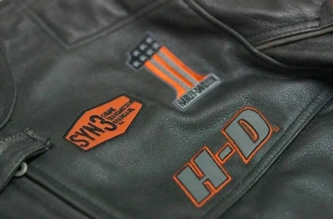 Harley Davidson Men’s  Screaming Eagle Leather Jacket