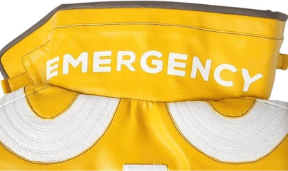 Cyberpunk 2077 David Martinez V's Yellow Edgerunners Emergency Cosplay Faux Leather Jacket