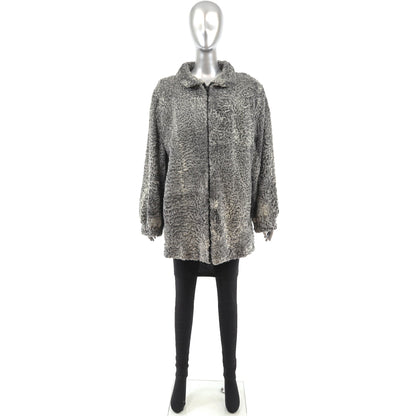 Women's Persian Lamb Fur Jacket.