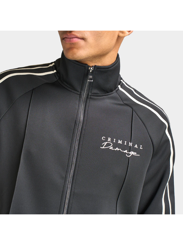 man criminal damage dragon jacket black ecru