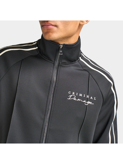 man criminal damage dragon jacket black ecru