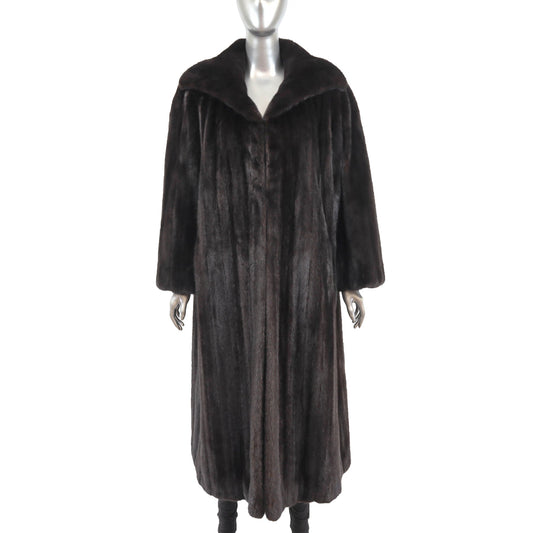 Black Mink Fur Coat - Gift For Her