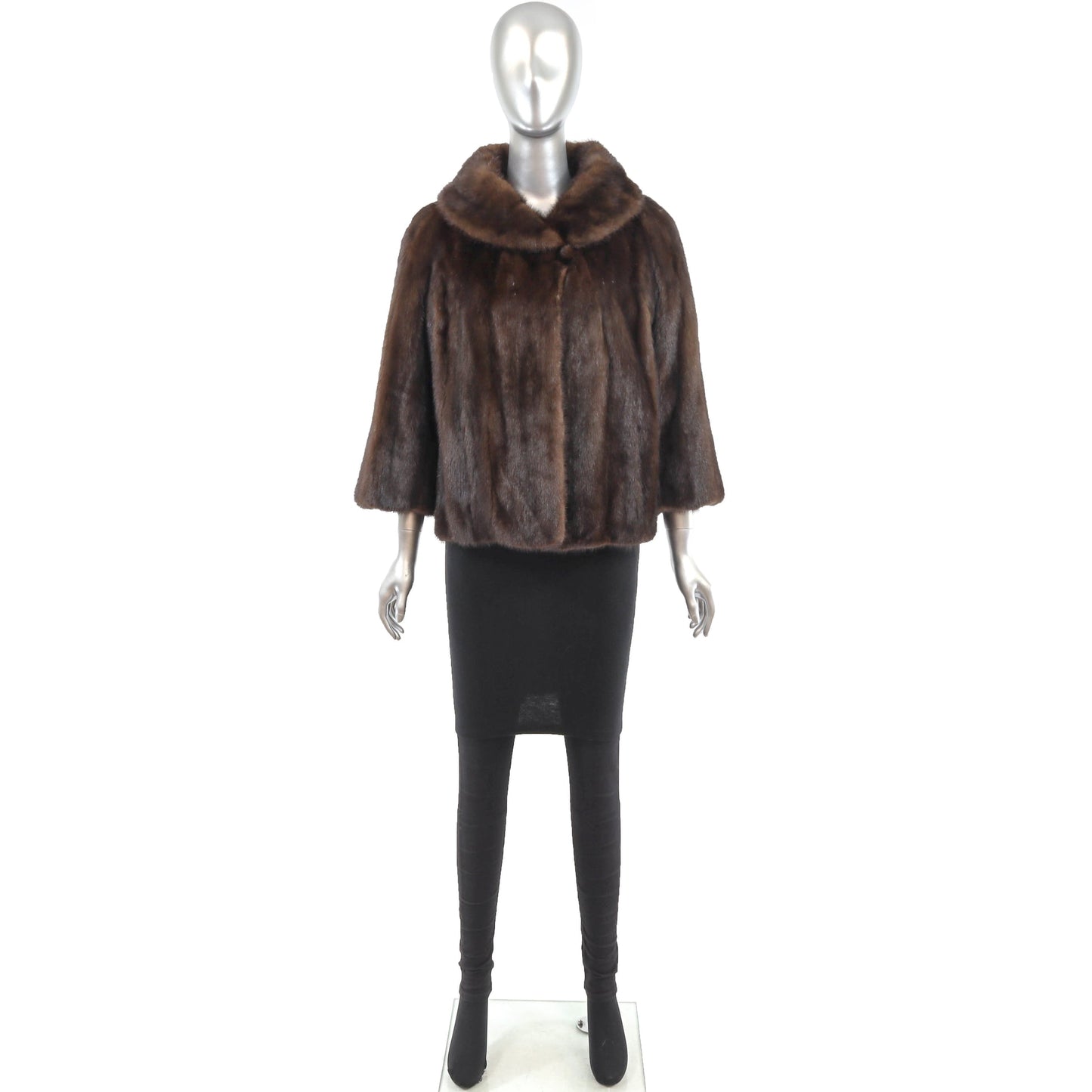 Brown Mink Fur Jacket - Gift For Her