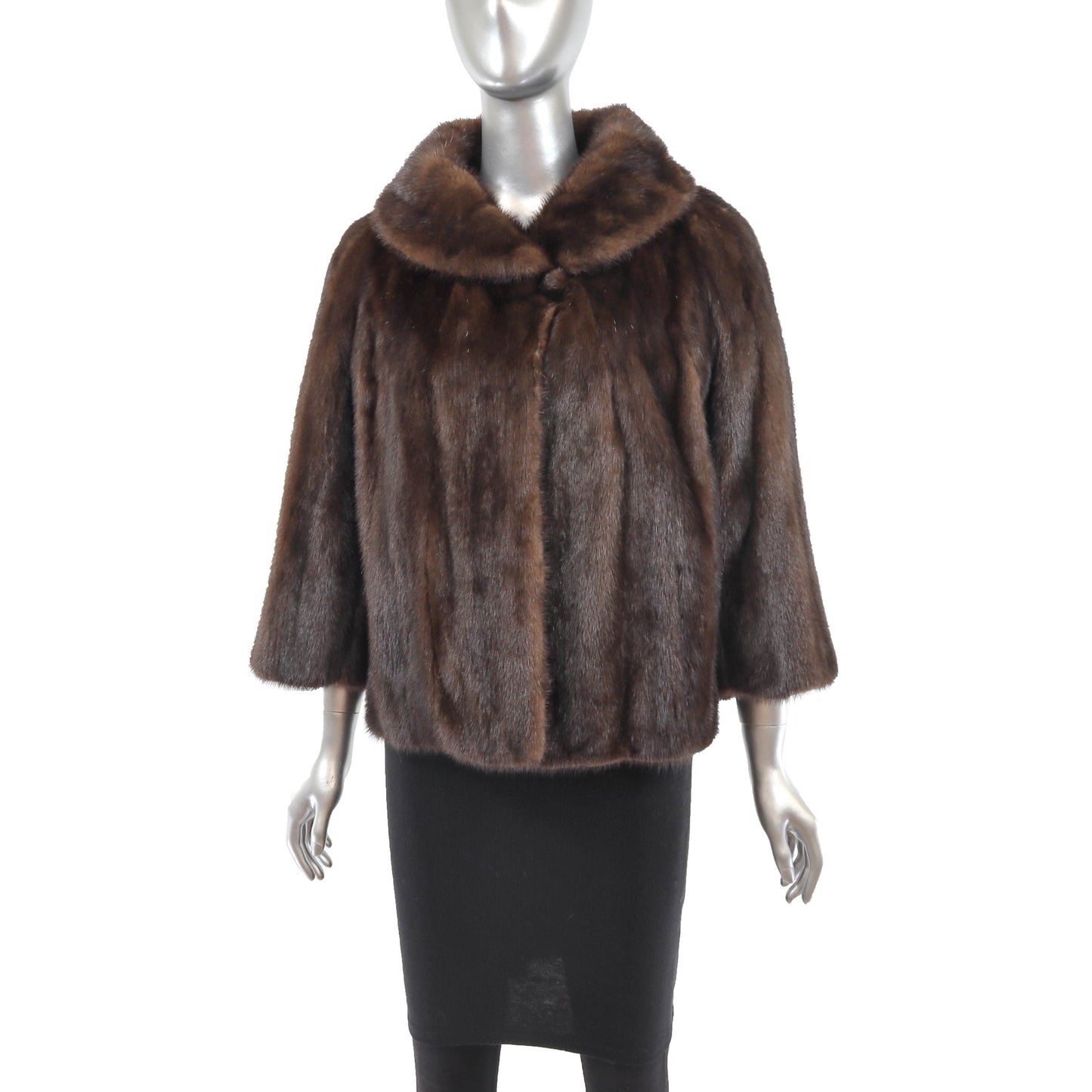 Brown Mink Fur Jacket - Gift For Her