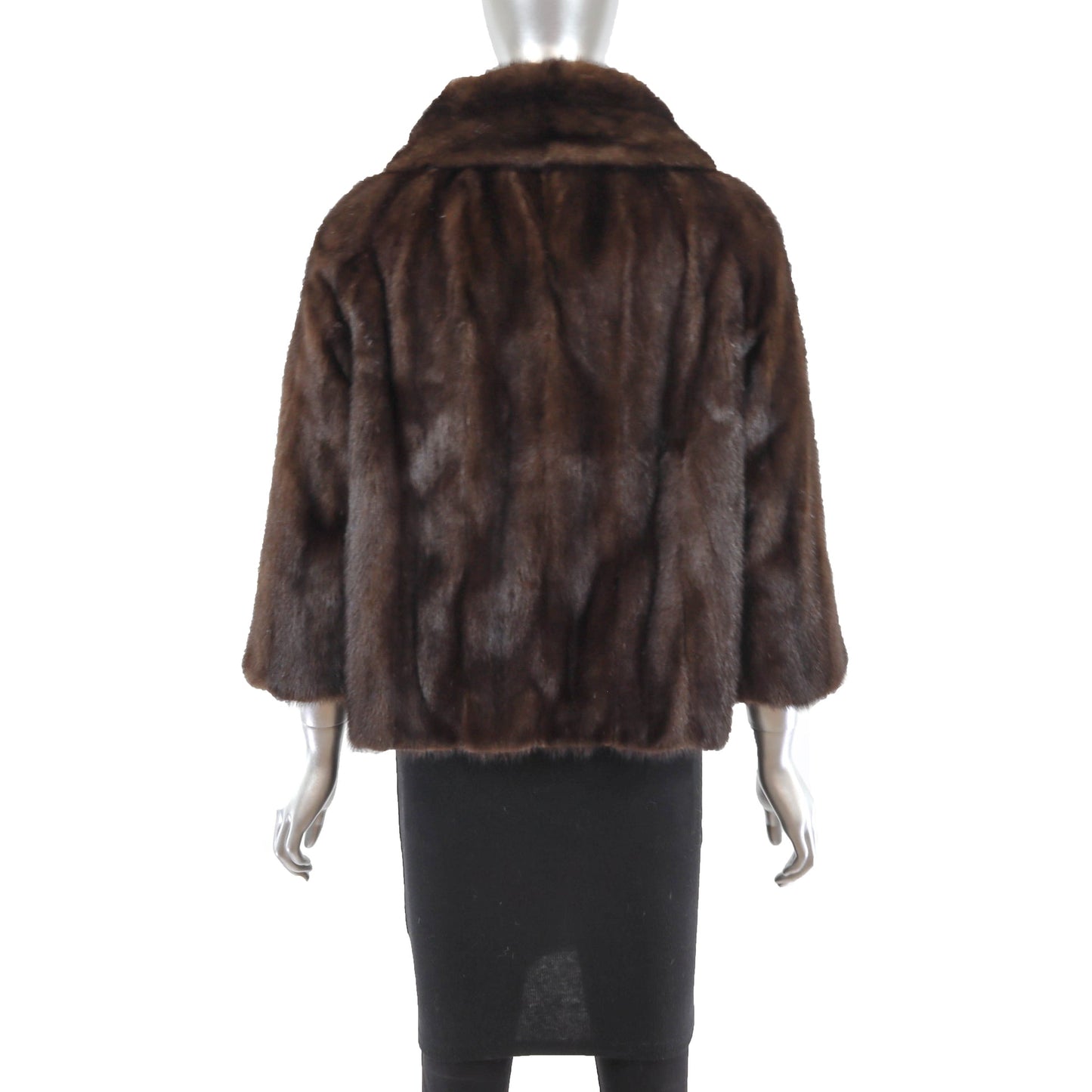 Brown Mink Fur Jacket - Gift For Her