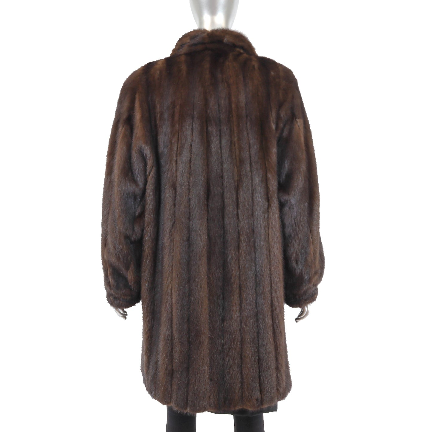 Brown Mink Fur Coat Stroller - Gift For Her