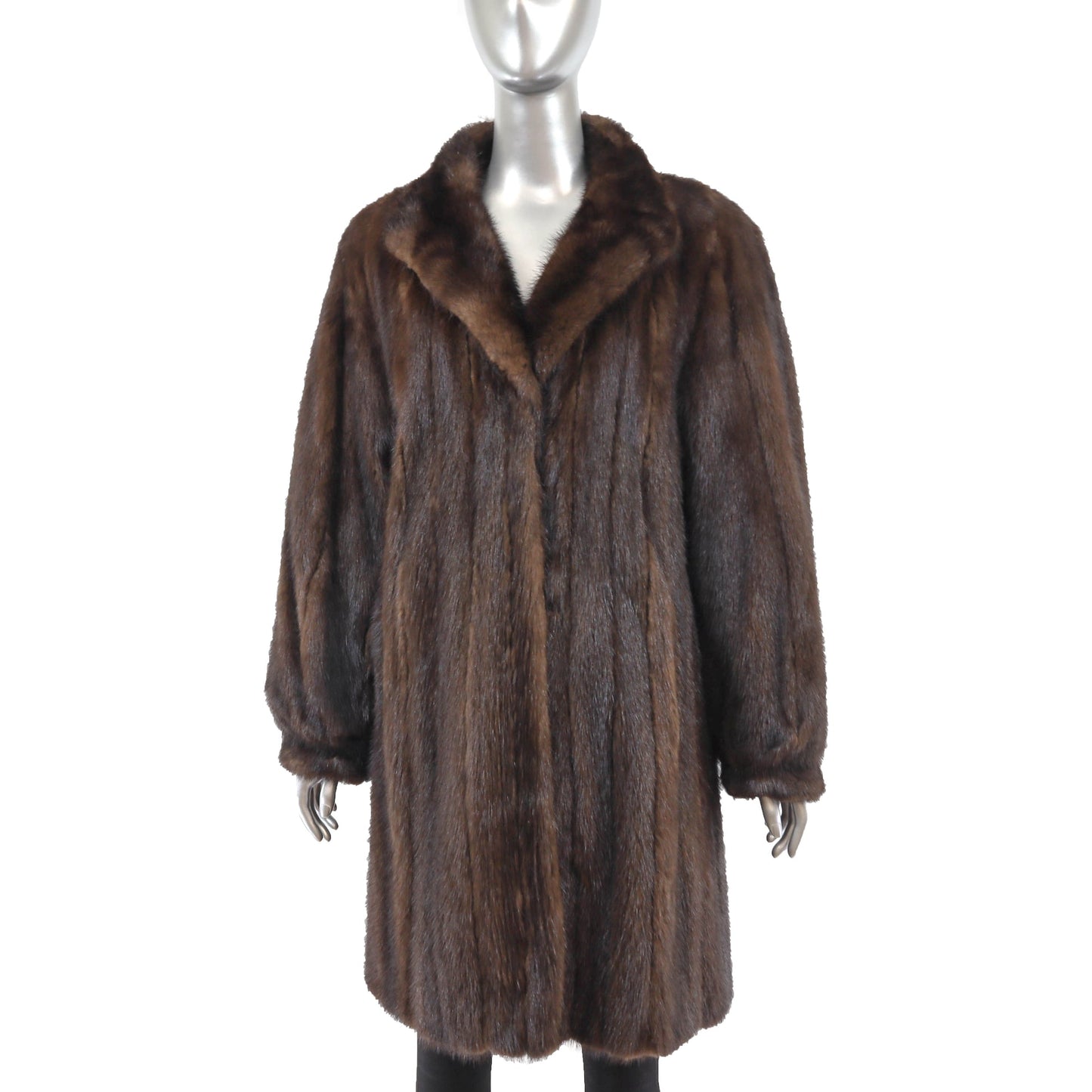 Brown Mink Fur Coat Stroller - Gift For Her