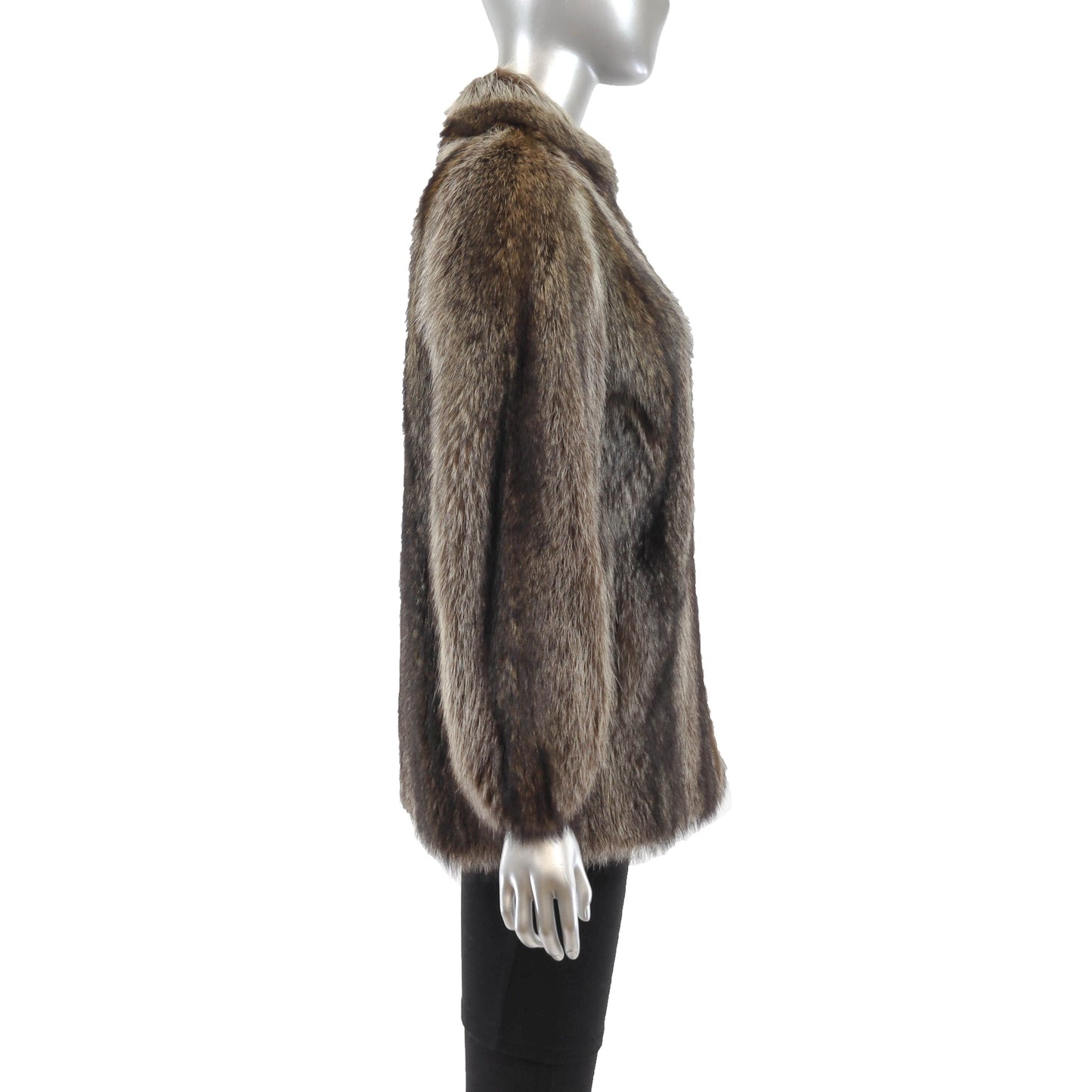 Raccoon Fur Jacket for Women - Luxury Outerwear