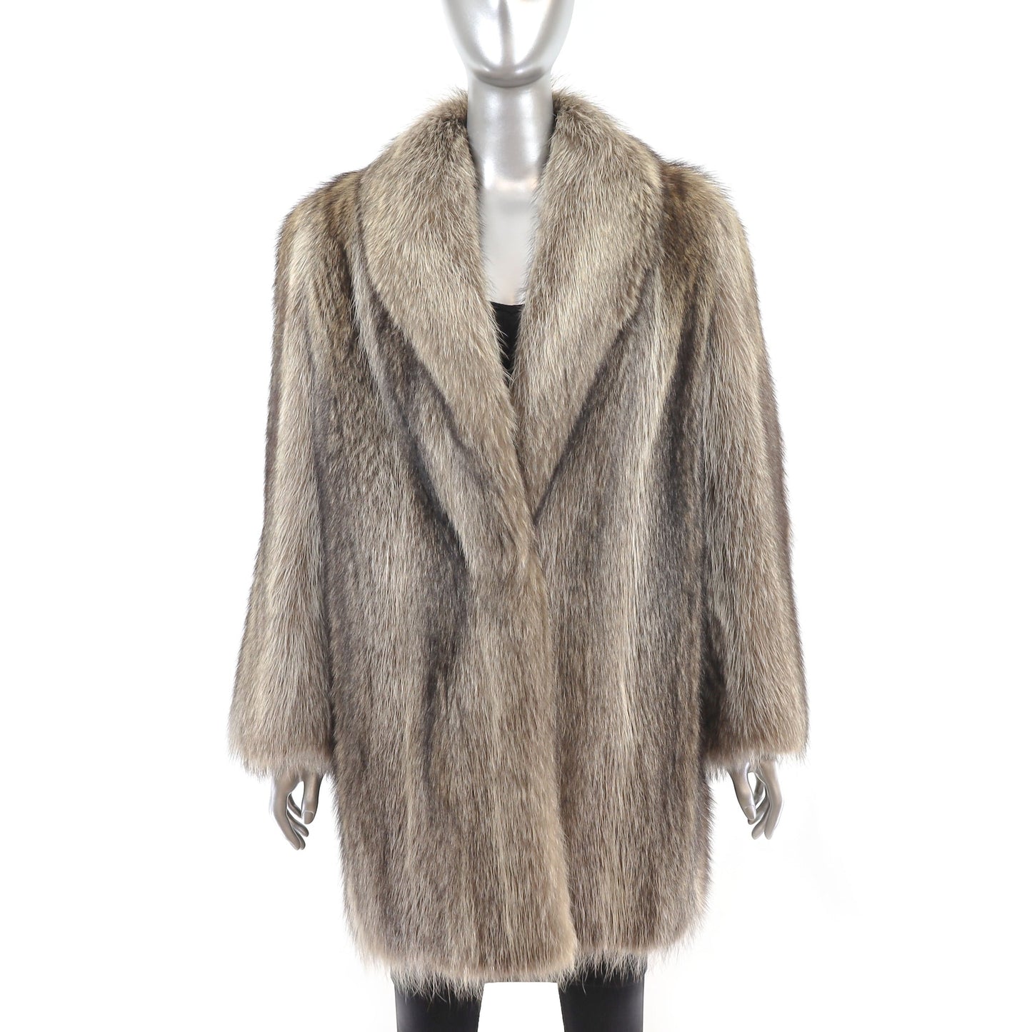 Raccoon Fur Stroller - Women's Winter Coat