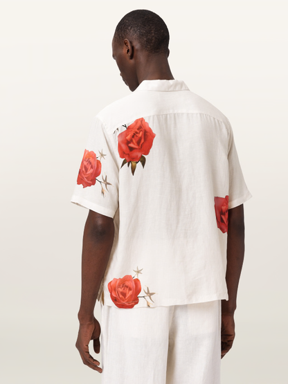 resort shirt men ecru