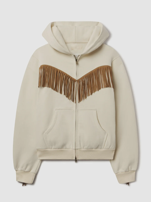 womens fringe hoodie