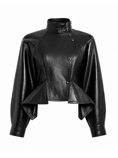 womens leather pilot jacket